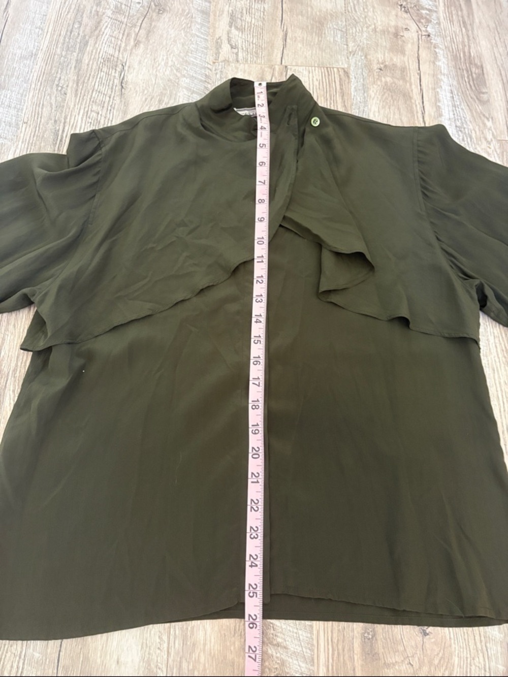 Vintage 100% Silk Pancaldi & B Made in Italy Blouse Mallard Duck - Picture 10 of 11